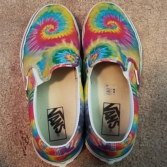 Vans Shoes - Van's tie dye slip on